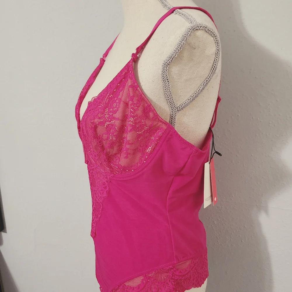 Popilush Shapewear Bodysuit Lace Corset Tops Tummy Control Bodysuit NWT‎ XL